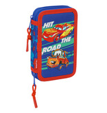 Disney Cars Trousse à crayons Hit the Road (29 pièces) - 19,5 x 12,5 x 4 cm - Polyester