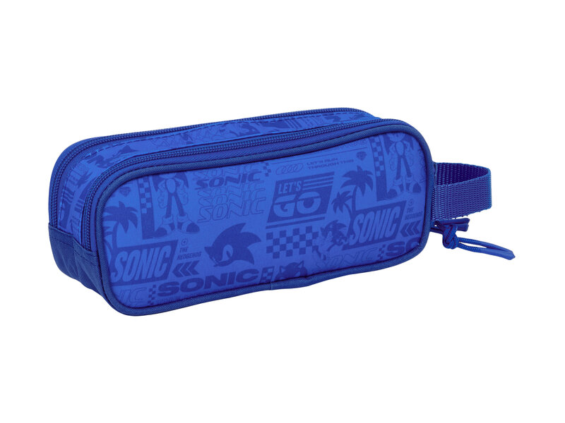 Sonic the Hedgehog Federmäppchen Let's Go – 21 x 8 x 6 cm – Polyester