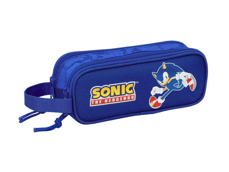 Sonic Pencil case Let's Go - 21 x 8 x 6 cm - Polyester