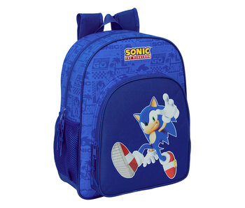 Sonic Backpack Let's Go 38 x 32 x 12 cm Polyester