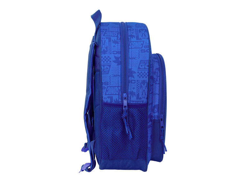 Sonic the Hedgehog Rugzak Let's Go - 38 x 32 x 12 cm - Polyester