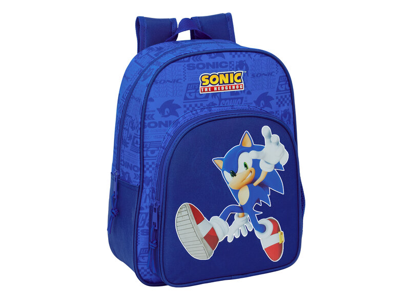 Sonic the Hedgehog Backpack Let's Go - 34 x 26 x 11 cm - Polyester