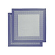 Theedoek Pied de Poule Blauw 2 stuks 65 x 65 cm