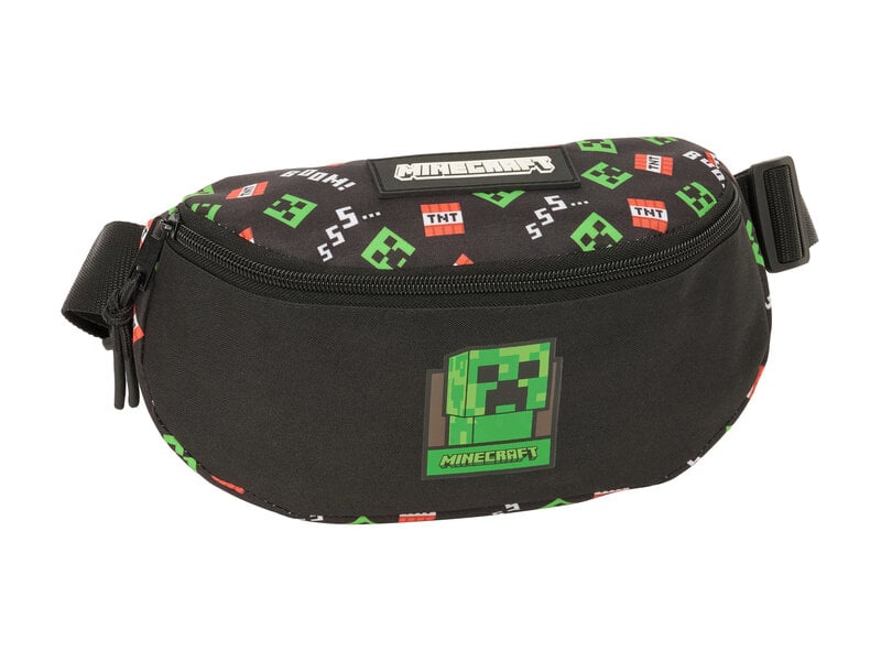 Minecraft Sac banane - 23 x 14 x 9 cm - Polyester