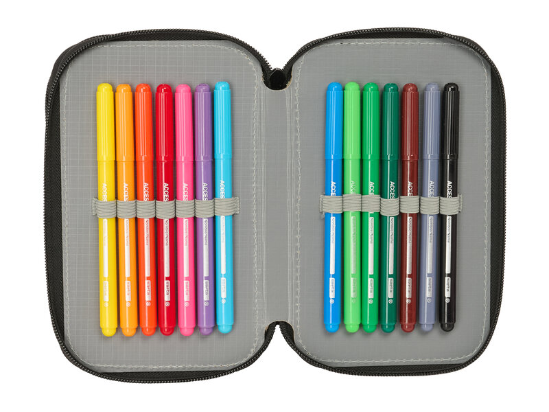 Minecraft Gevuld etui - 37 stuks - 19,5 x 12,5 x 5,5 cm - Polyester