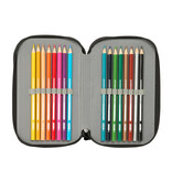 Minecraft Gevuld etui - 37 stuks - 19,5 x 12,5 x 5,5 cm - Polyester