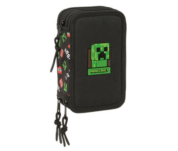 Minecraft Gevuld etui 37 stuks 19,5 x 12,5 x 5,5 cm Polyester