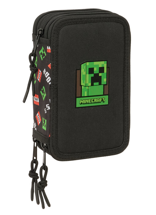 Minecraft Gevuld etui 37 stuks 19,5 x 12,5 x 5,5 cm Polyester