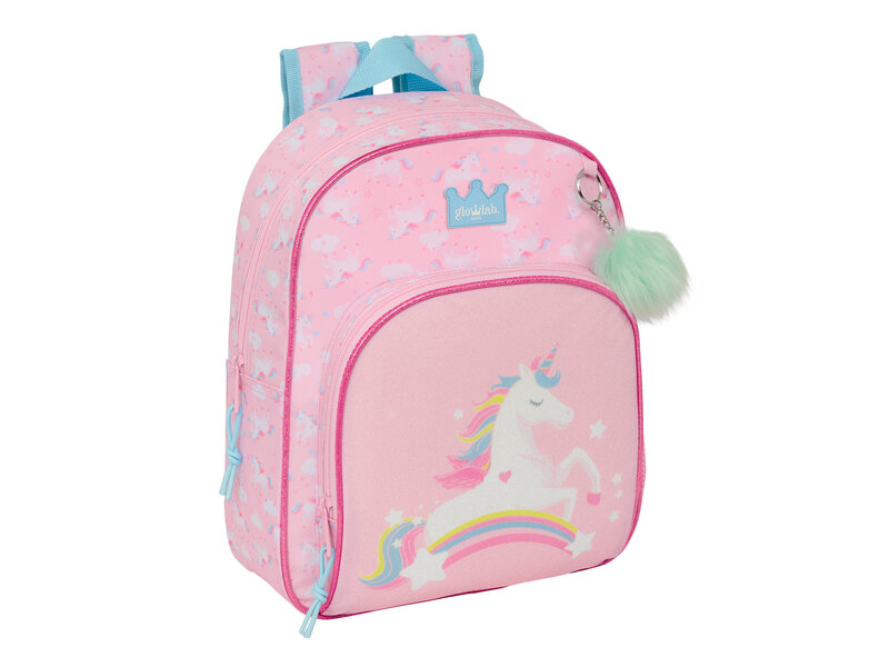 GLOWLAB Peuterrugzak Unicorn - 34 x 28 x 10 cm - Polyester
