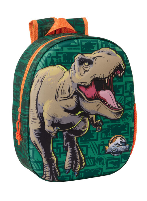 Jurassic World 3D Peuterrugzak 33 x 27 x 10 cm Polyester