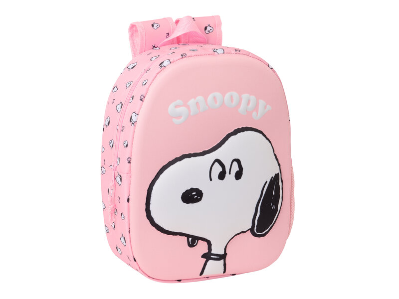 Snoopy 3D Backpack - 33 x 27 x 10 cm - Polyester