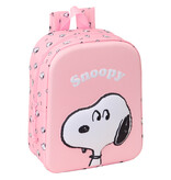 Snoopy Sac à dos 3D pour tout-petit - 27 x 22 x 10 cm - 6 L - Polyester