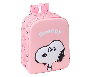 Snoopy 3D Toddler Backpack 27 x 22 x 10 cm Polyester