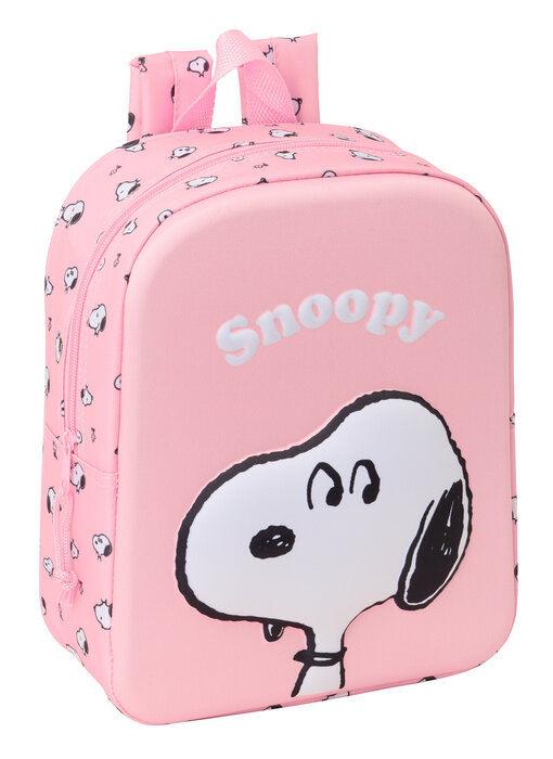 Snoopy 3D Toddler Backpack 27 x 22 x 10 cm Polyester