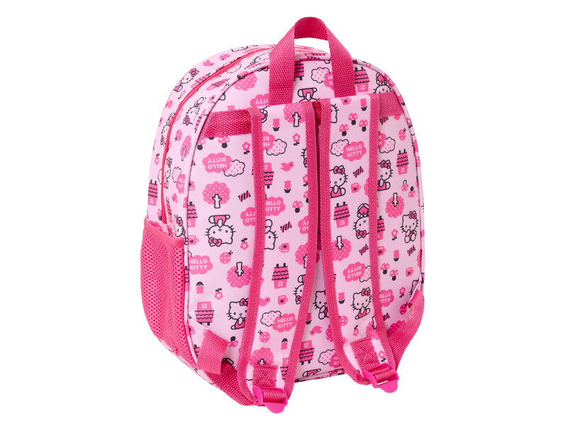 Hello Kitty 3D Peuterrugzak - 33 x 27 x 10 cm - Polyester