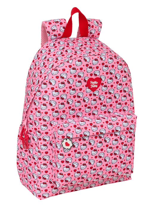 Hello Kitty Sac à dos pour ordinateur portable 14,1" (43 x 31 x 13 cm) en polyester