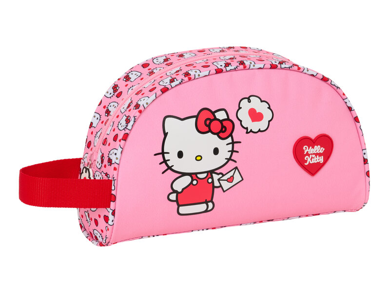 Hello Kitty Kulturbeutel – 26 x 16 x 9 cm – Polyester