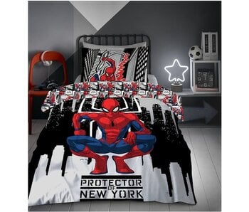 Spider-Man Duvet Cover Protector 140 x 200 + 65 x 65 cm Polycotton