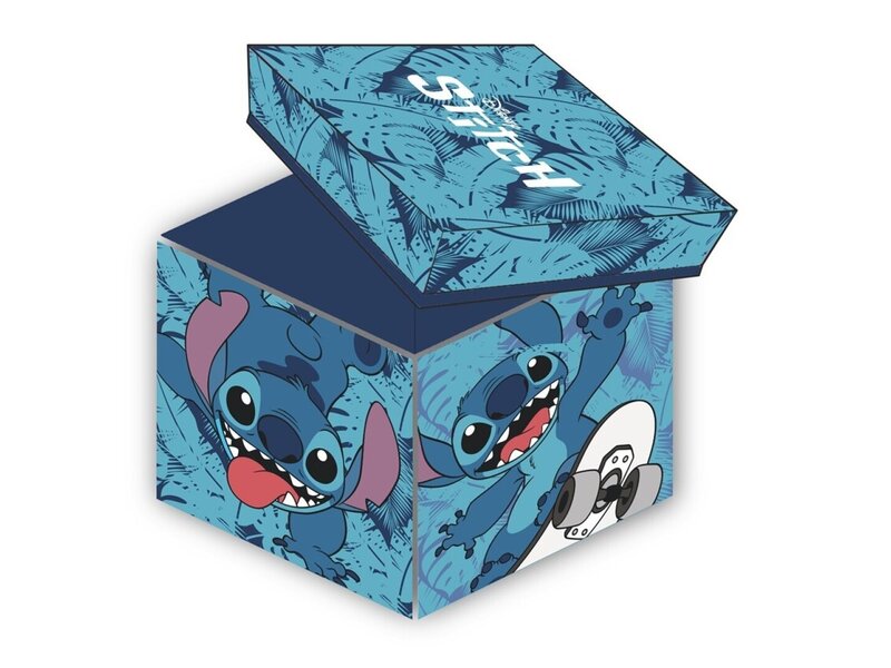 Disney Lilo & Stitch Boîte de rangement pour skate - 30 x 30 x 30 cm - Pliable
