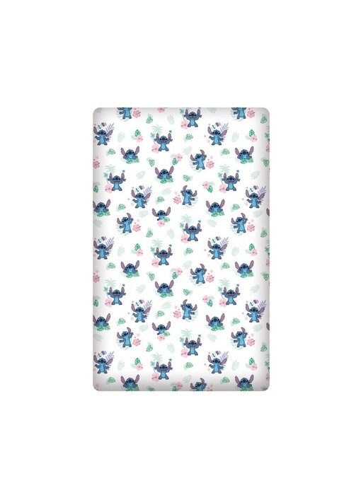 Disney Lilo & Stitch hoeslaken - 90  x 200 cm - Katoen