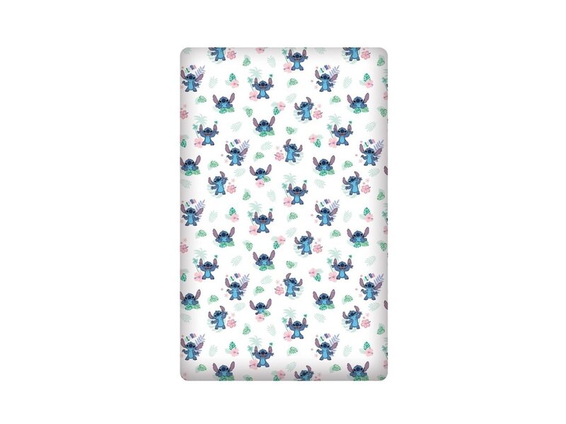 Disney Lilo & Stitch Drap-housse - 90 x 200 cm - Coton