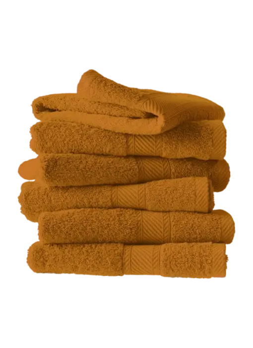 De Witte Lietaer Guest towels Helene Copper 30 x 50 cm 6 pieces