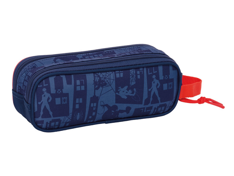 SpiderMan Trousse à crayons - 21 x 8 x 6 cm - Polyester