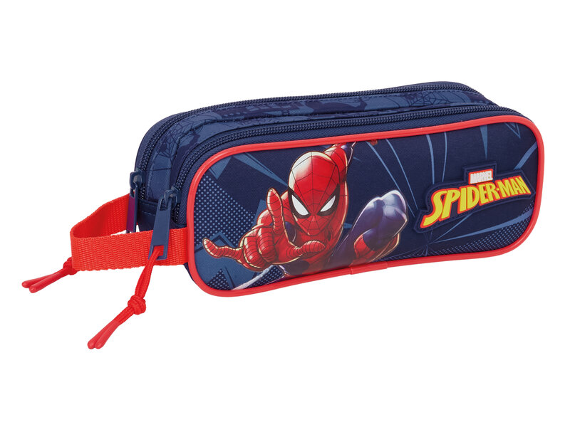 Spider-Man Trousse à crayons - 21 x 8 x 6 cm - Polyester