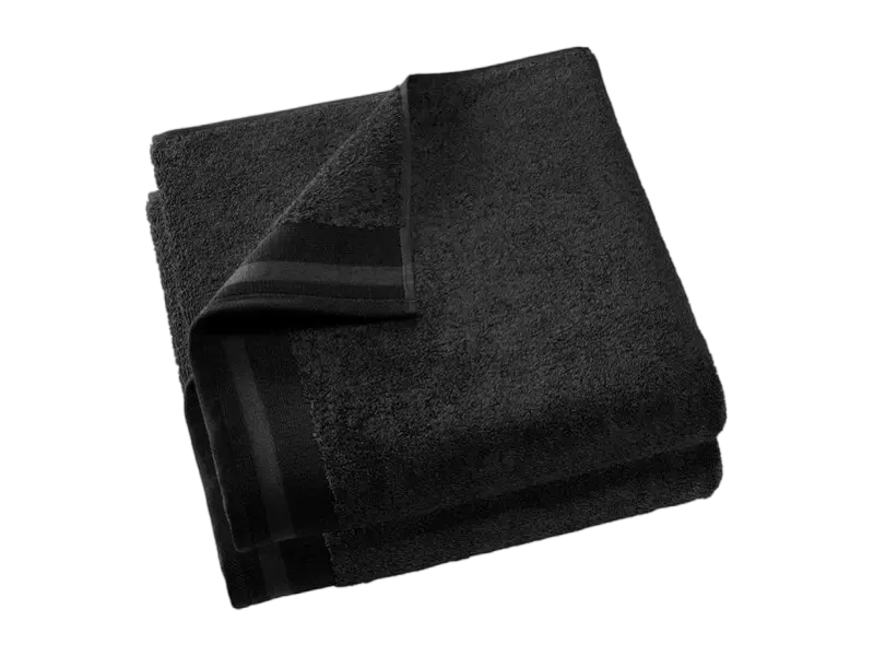 De Witte Lietaer Keuken handdoek Contessa - Set 2 stuks - 60 x 60 cm - Zwart - Katoen