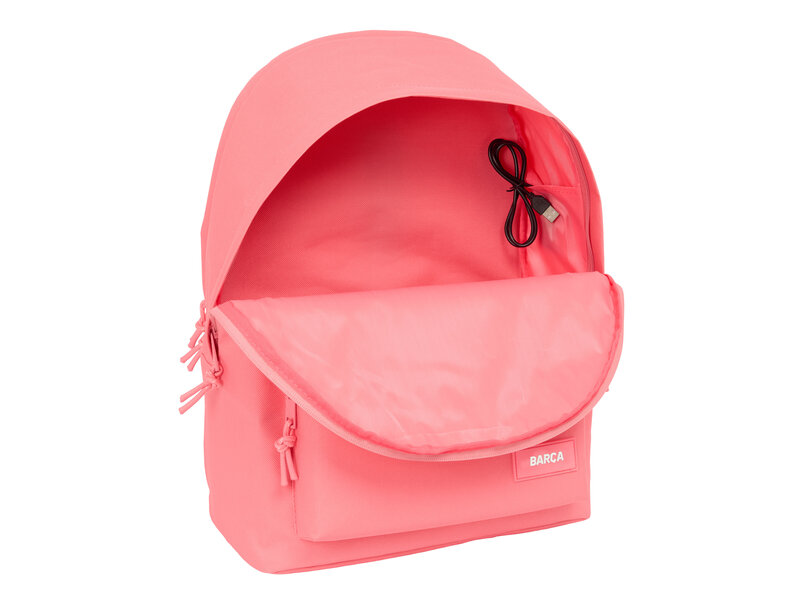 FC Barcelona Sac à dos pour ordinateur portable 15,6" + port USB - 44 x 31 x 18 cm - Polyester