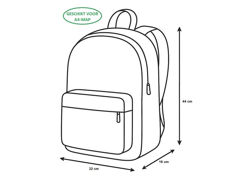 SpiderMan Rucksack – 44 x 32 x 16 cm – Polyester