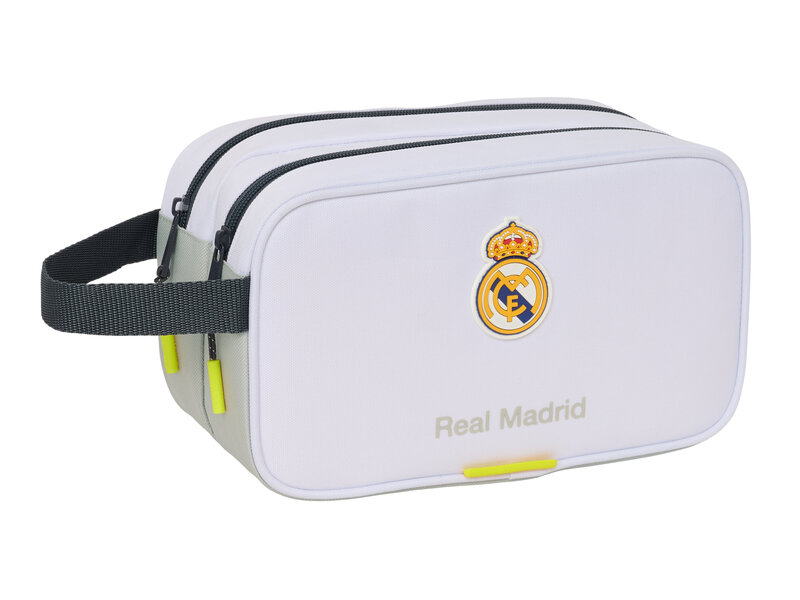 Real Madrid Trousse de toilette - 26 x 15 x 12,5 cm - Polyester