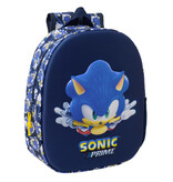 Sonic 3D Peuterrugzak City - 33 x 27 x 10 cm - Polyester