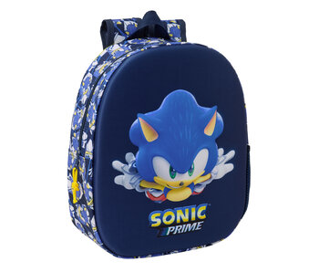 Sonic 3D Peuterrugzak City - 33 x 27 x 10 cm - Polyester