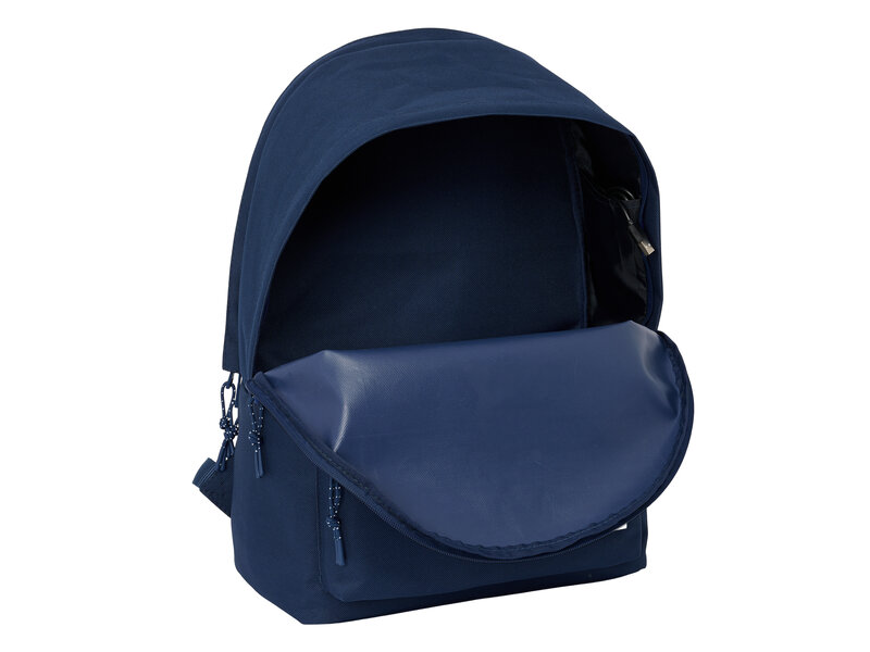 Real Madrid Sac à dos pour ordinateur portable 15,6" + port USB - 44 x 31 x 18 cm - Polyester