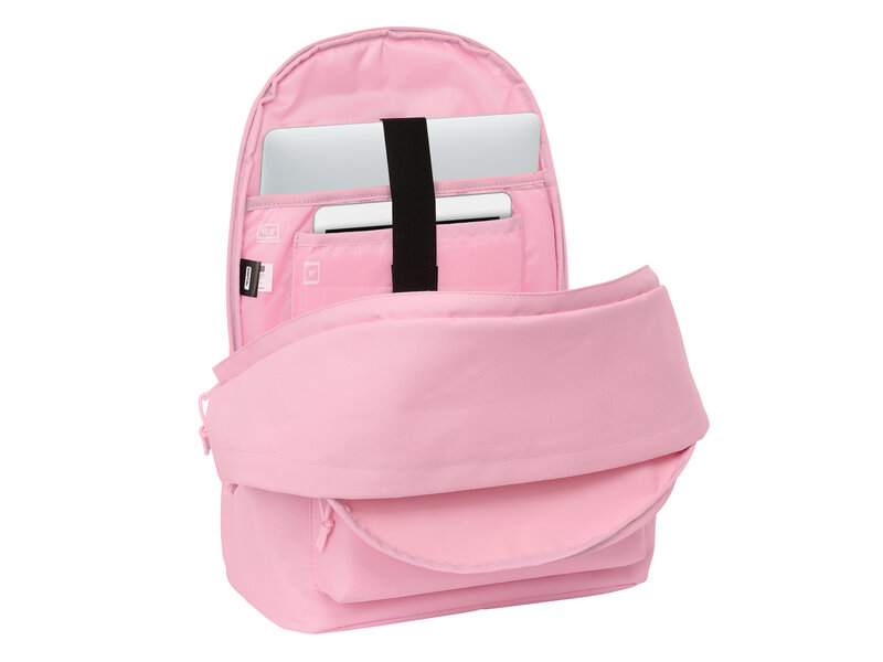 Real Madrid Backpack 15.6" LAPTOP+USB - 44 x 31 x 18 cm - Pink - Polyester