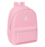 Real Madrid Backpack 15.6" LAPTOP+USB - 44 x 31 x 18 cm - Pink - Polyester