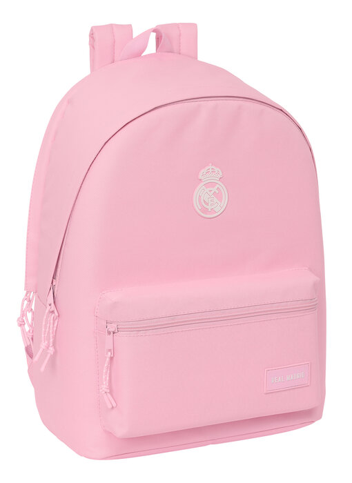 Real Madrid Sac à dos pour ordinateur portable 15,6" + port USB, 44 x 31 x 18 cm, polyester