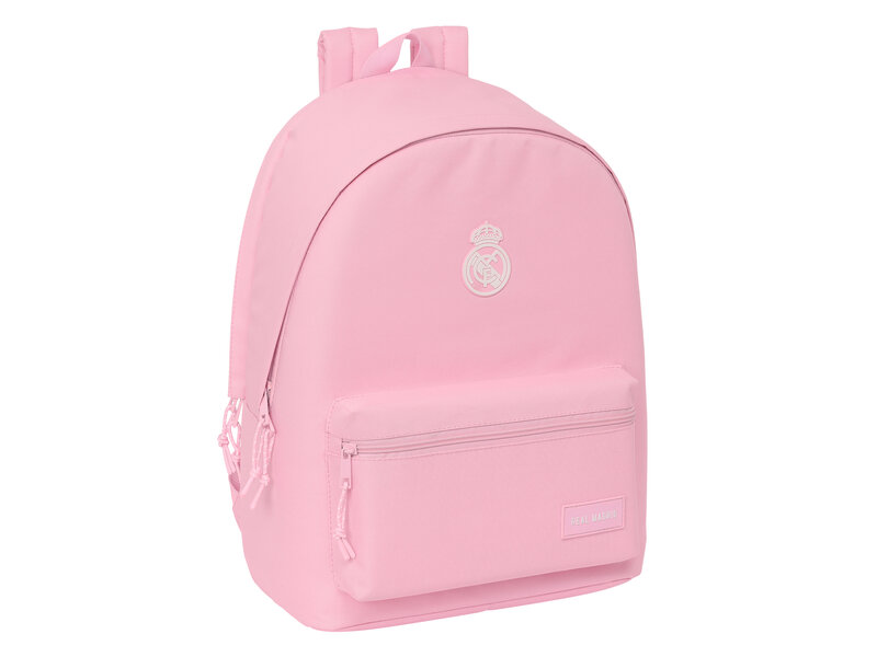 Real Madrid Backpack 15.6" LAPTOP+USB - 44 x 31 x 18 cm - Pink - Polyester