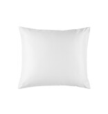 De Witte Lietaer Taie d'oreiller Olivia blanche - 60 x 70 cm - Blanc - Satin de coton