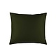 Taie d'oreiller Olivia kaki 60 x 70 cm en satin de coton