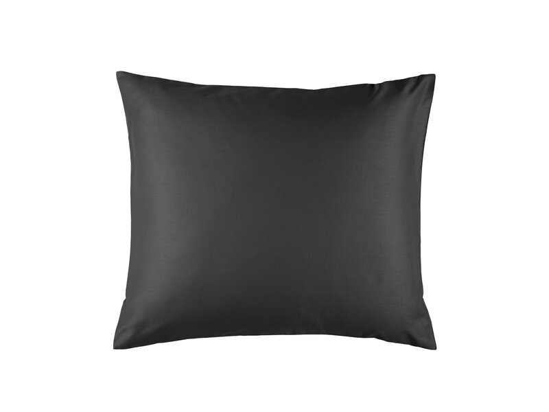 De Witte Lietaer Kussensloop Olivia Ebony - 60 x 70 cm - Zwart - Katoen Satijn