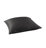 De Witte Lietaer Taie d'oreiller Olivia Ebony - 60 x 70 cm - Noir - Satin de coton