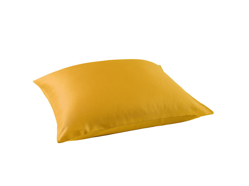 De Witte Lietaer Taie d'oreiller Olivia jaune doré - 60 x 70 cm - Jaune - Satin de coton