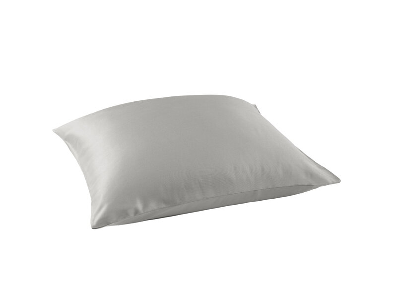 De Witte Lietaer Taie d'oreiller Olivia Dove - 60 x 70 cm - Grise - Satin de coton