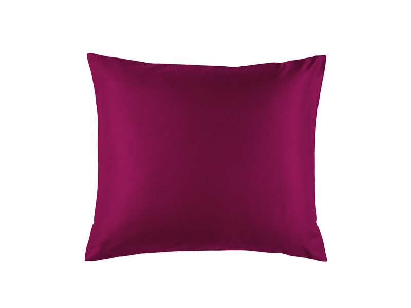 De Witte Lietaer Kussensloop Olivia Beet Red - 60 x 70 cm - Rood - Katoen Satijn