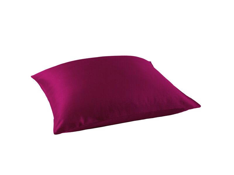 De Witte Lietaer Kussensloop Olivia Beet Red - 60 x 70 cm - Rood - Katoen Satijn