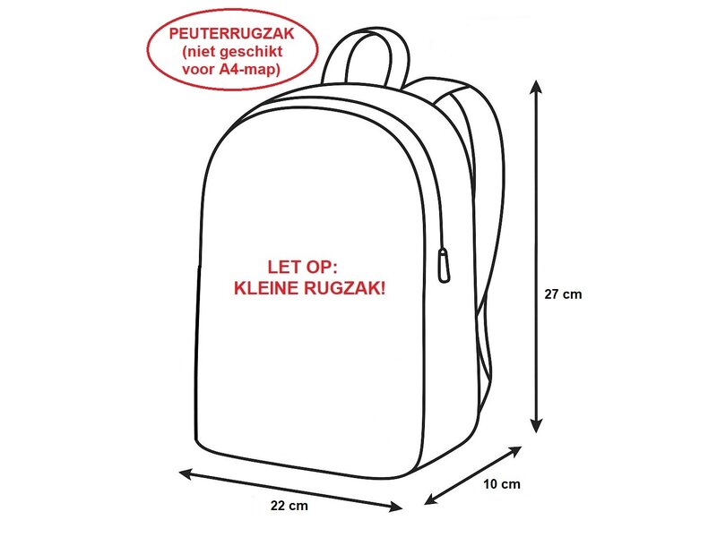 Disney Princess Peuterrugzak - 27 x 22 x 10 cm - Polyester