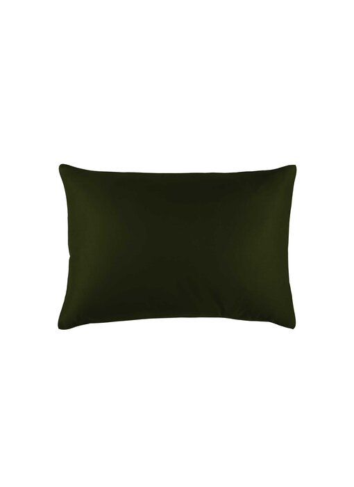 De Witte Lietaer Kussensloop Olivia Khaki 50 x 70 cm Katoen Satijn
