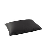 De Witte Lietaer Olivia Ebony Pillowcase - 50 x 70 cm - Black - Cotton Satin